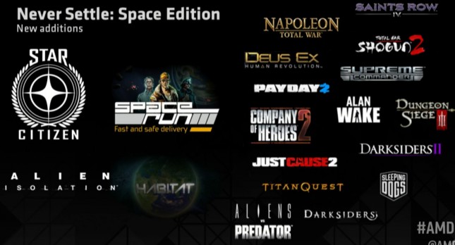 AMD Never Settle Space Edition