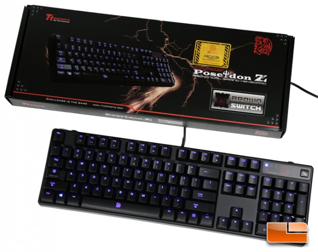 Tt eSPORTS POSEIDON Z Illuminated Mechanical Gaming Keyboard