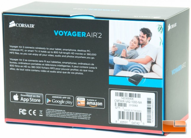 Corsair Voyager Air 2 Box Rear