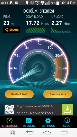 Voyager Air 2 Speedtest Passthru