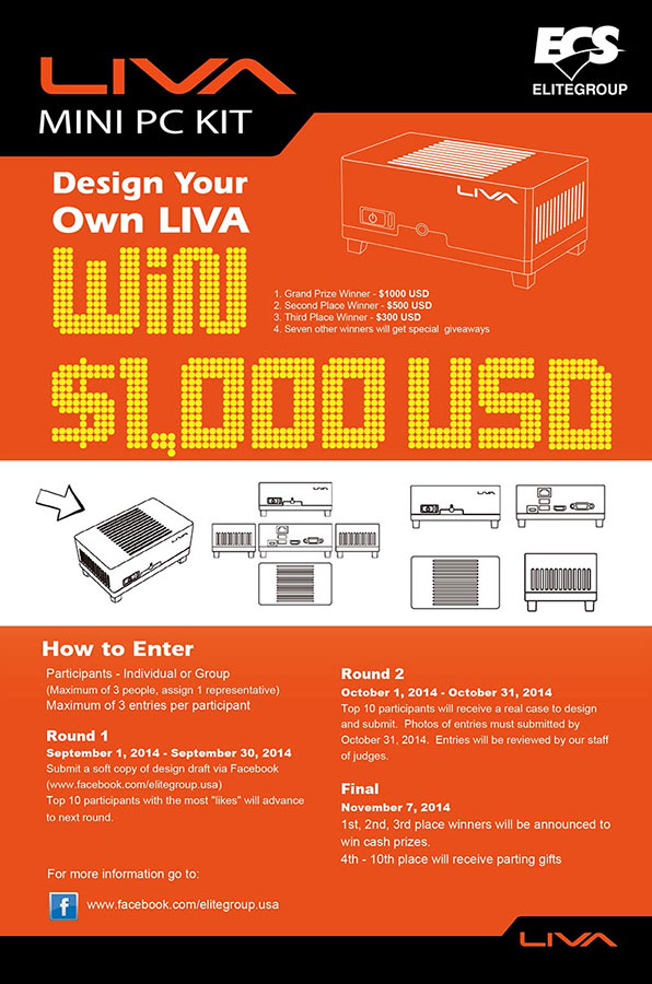 ECS Design Your Own LIVA Mini Computer Contest