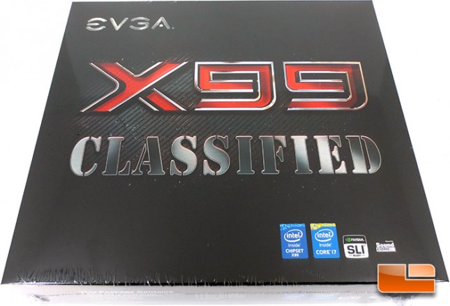 EVGA X99 Classified Intel X99 Motherboard Retail Packaging