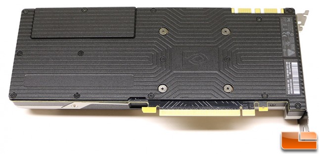 NVIDIA GeForce GTX 980 Video Card Backplate