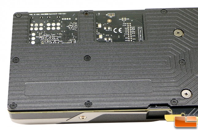 NVIDIA GeForce GTX 980 Video Card Backplate Breather