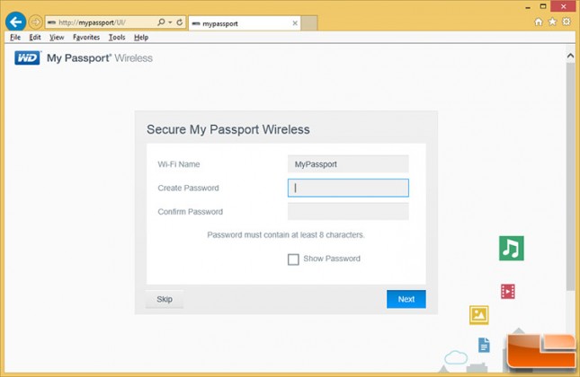 WD My Passport Wireless Setup