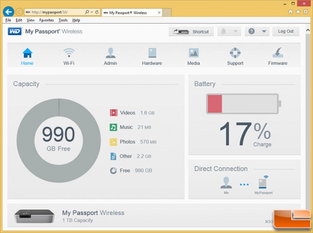 WD My Passport Wireless Setup