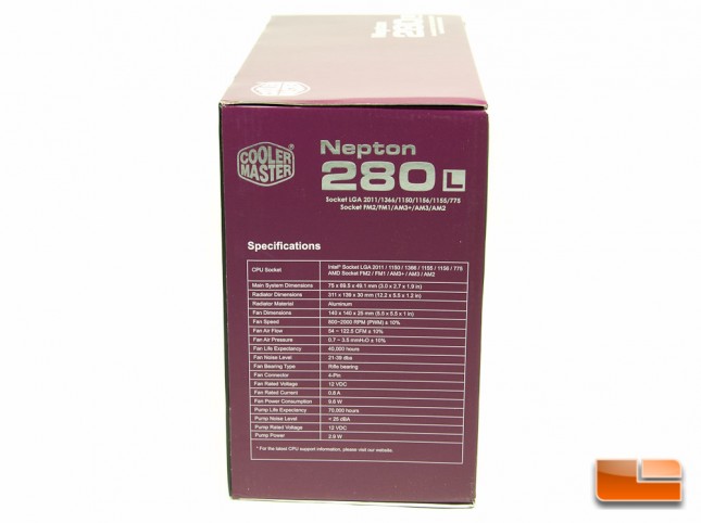 Cooler Master Nepton 280L Box Left