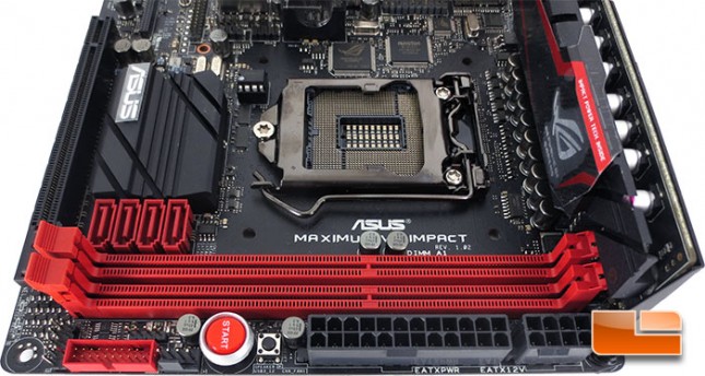 ASUS Maximus VII Impact Motherboard Layout