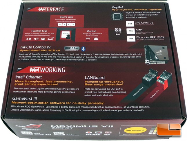 ASUS Maximus VII Impact Motherboard Retail Packaging