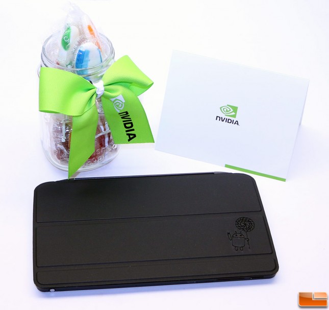 NVIDIA SHIELD Tablet Lollipop Cover and Candy