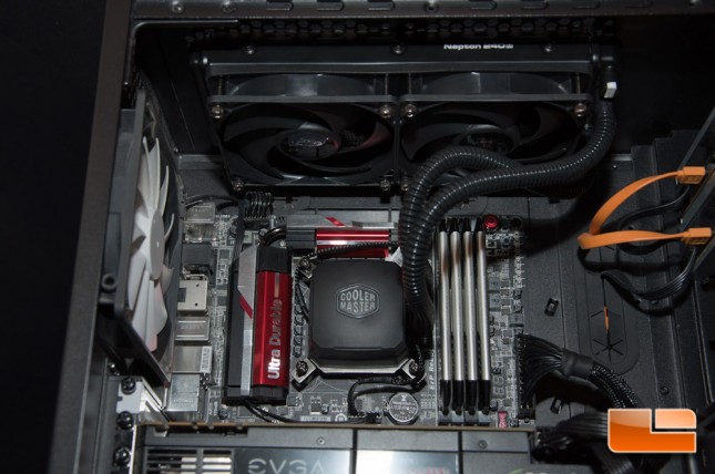 Cooler Master Nepton 240M Block Installed