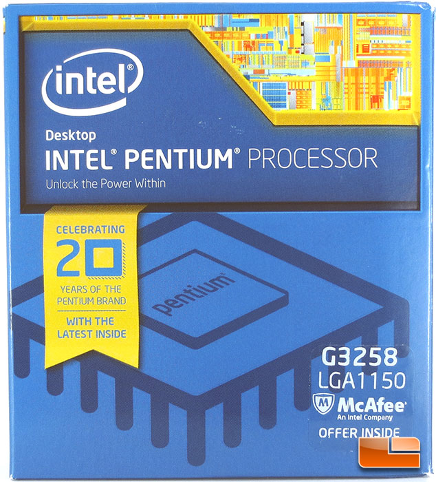 Intel Pentium G3258 Dual Core Processor