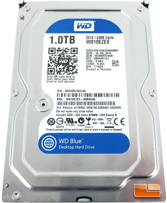 Western Digital 1TB Blue Hard Drive