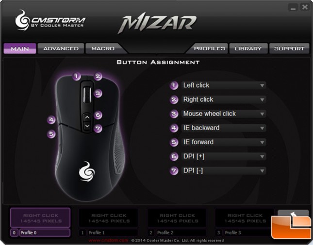 Cooler-Master-Mizar-Mouse-Menu-Main