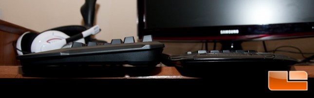 ROCCAT Ryos TKL Pro Height Comparison