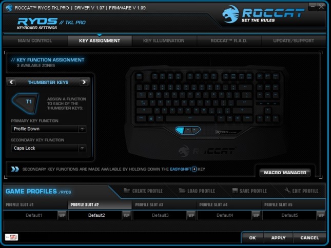 Ryos TKL Pro - 2 - Key Assignment