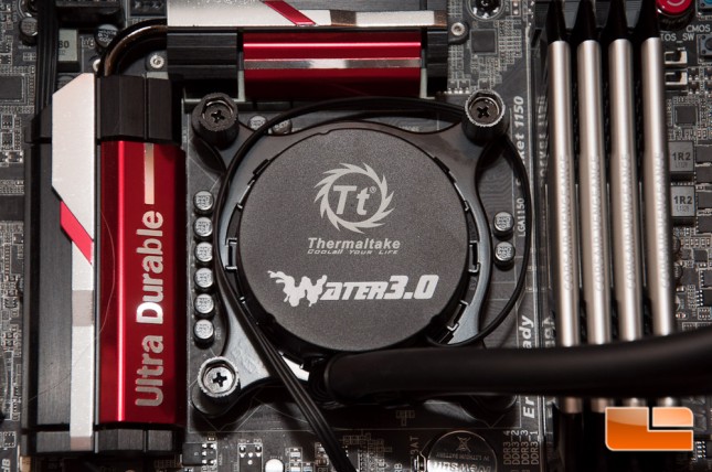 Thermaltake Water 3.0 Extreme S Water Block Installed