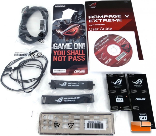 ASUS Rampage V Extreme Intel X99 Motherboard Accessory Bundle