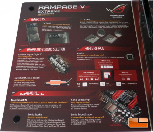 ASUS Rampage V Extreme Intel X99 Motherboard Packaging