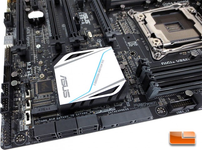 ASUS X99A Intel X99 Motherboard Layout