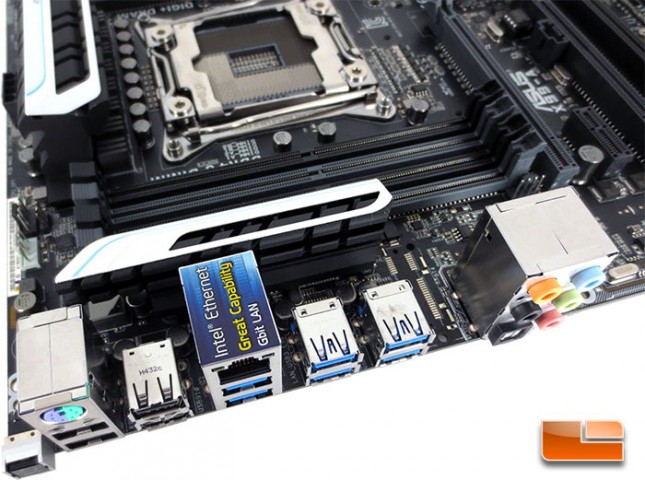 ASUS X99A Intel X99 Motherboard Layout