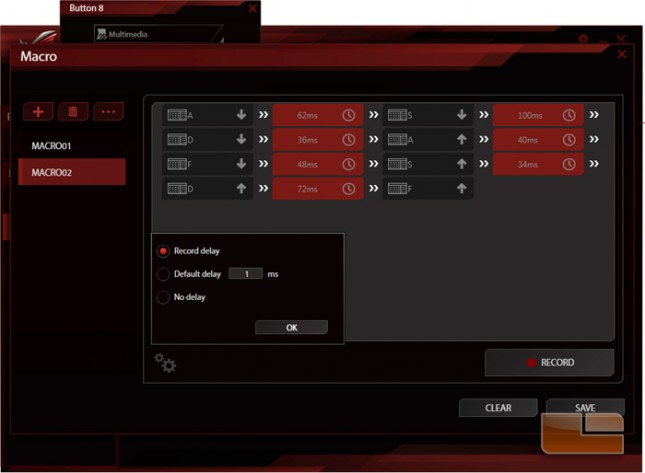 ASUS ROG Gladius Armoury Software