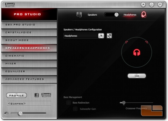 Sound Blaster Z-Series Control Panel