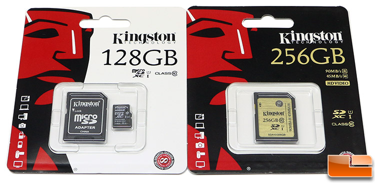 Kingston Class 10 UHS-I SDXC 256GB and MicroSD 128GB Review 