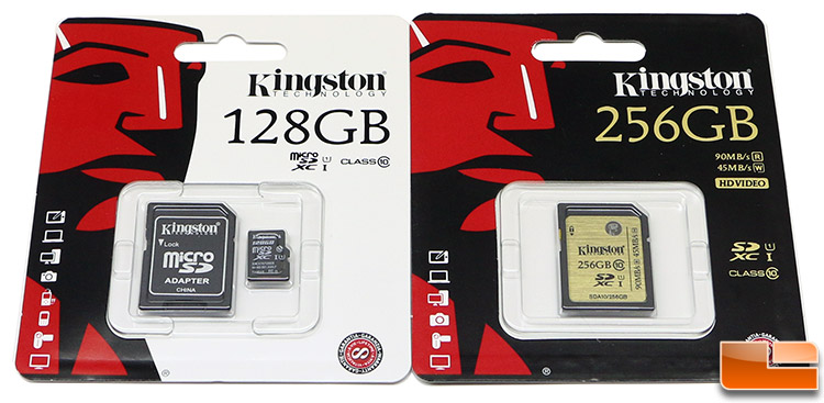 Kingston Class 10 UHS-I SDXC 256GB and MicroSD 128GB Review - Legit Reviews