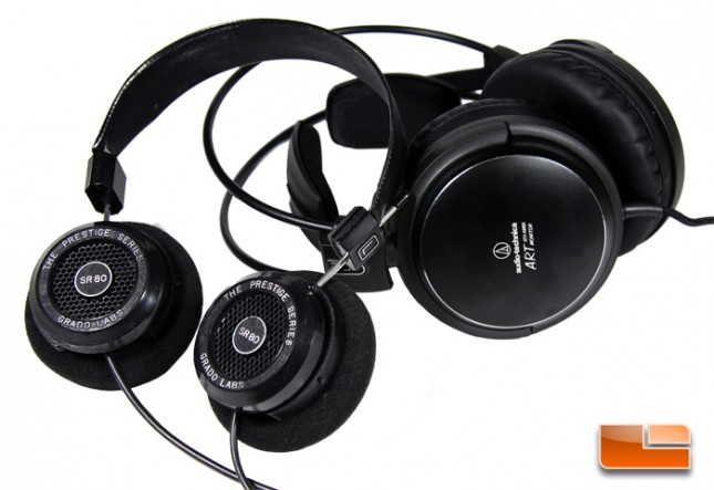 Grado SR80i and Audio-Technica A900x