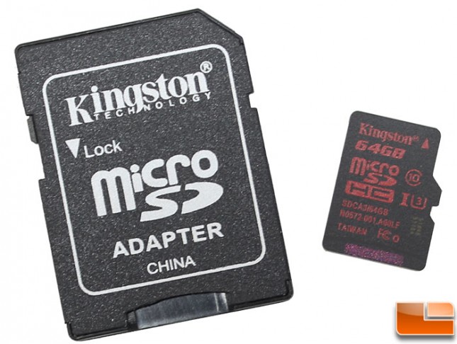 Kingston 64gb Uhs I U3 Microsdxc Review Legit Reviews Kingston Uhs I U3 Microsdxc Card