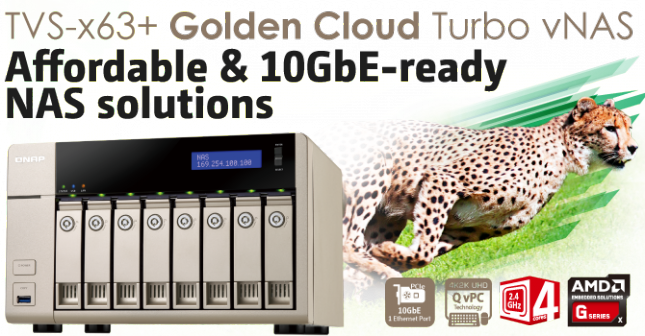 QNAP TVS-x63 Golden Cloud