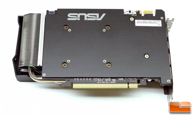 ASUS GeForce GTX 960 Strix Video Card Back Plate