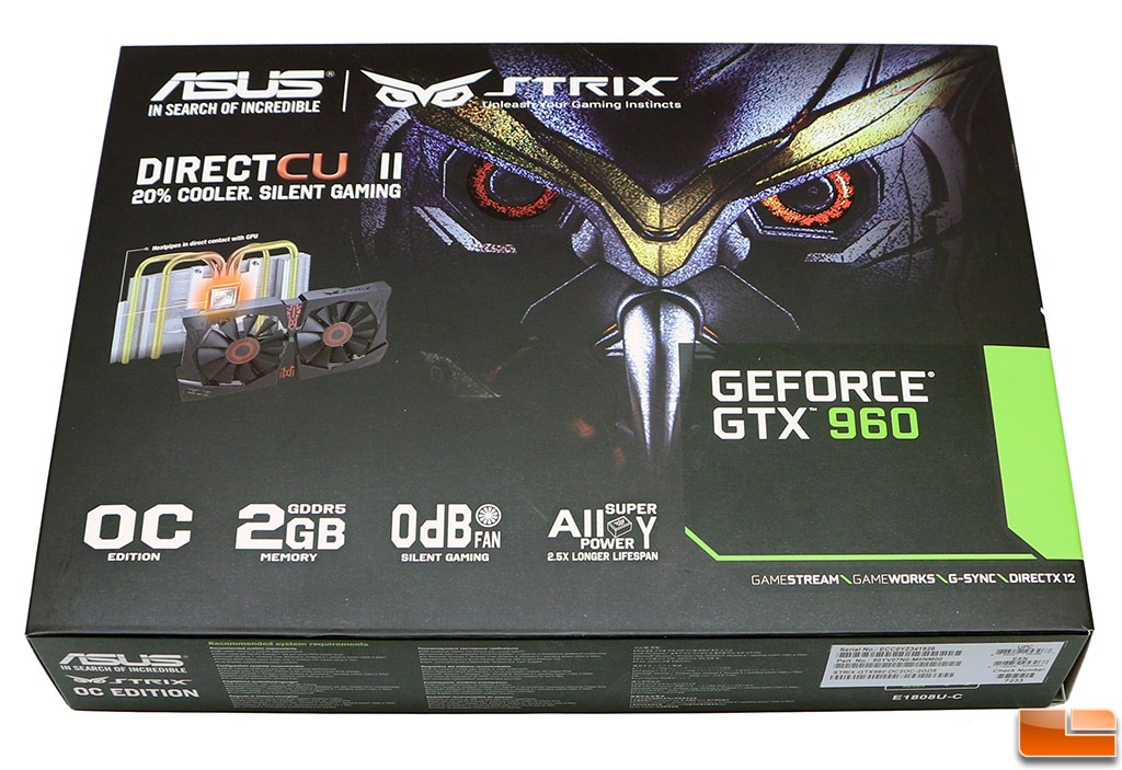 Asus Strix Gtx 960 Video Card Review Nvidia Geforce Gtx 960 Arrives At 199 Page 2 Of 15 Legit Reviews