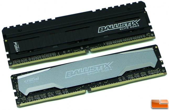 Crucial Ballistix Elite versus Ballistix Sport