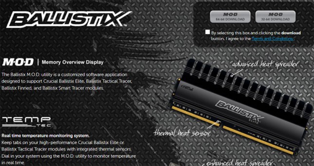 Crucial Mod Utility Specs