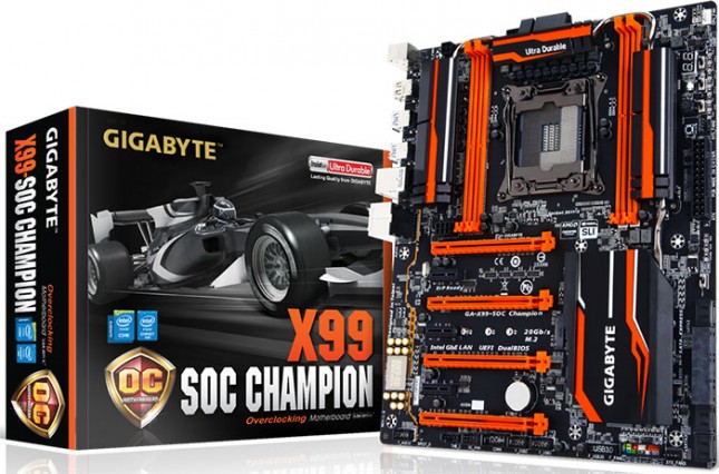 GIGABYTE X99 SOC Champion Overclocking Motherboard