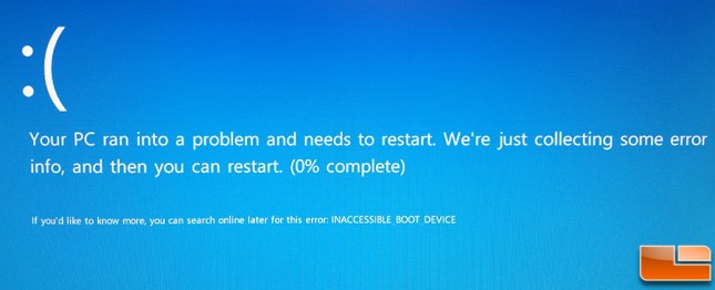 inaccessible-boot-device