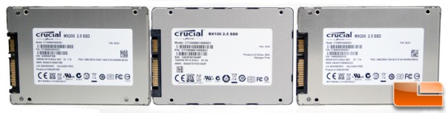 Crucial MX200 & BX100