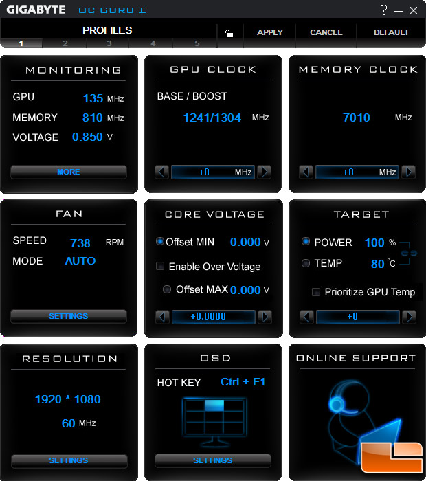 Gigabyte Geforce Gtx 960 G1 Gaming Video Card Review Page 13 Of 14 Legit Reviews Gigabyte Gtx 960 G1 Gaming Video Card Overclocking