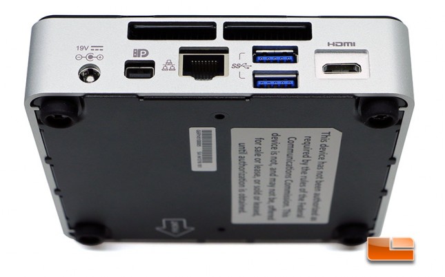 Intel NUC Kit NUC5i5RYK Back