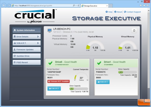 Crucial Storage Executive