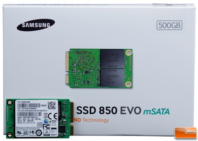 Samsung EVO 850 mSATA