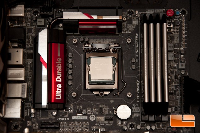Corsair H100i GTX Standoffs Installed