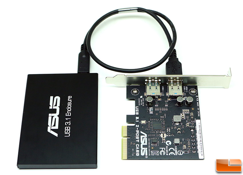 ASUS USB 3.1 Type-A Card Review Add 3.1 For $39 - Legit Reviews