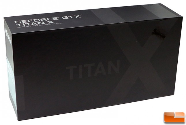 NVIDIA GeForce GTX Titan X Box