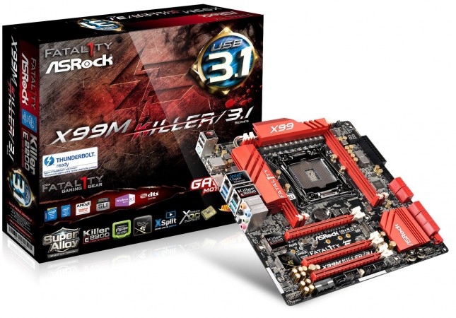 ASRock Fatal1ty X99M Killer/3.1