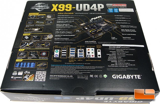 GIGABYTE X99-UD4P Retail Packaging