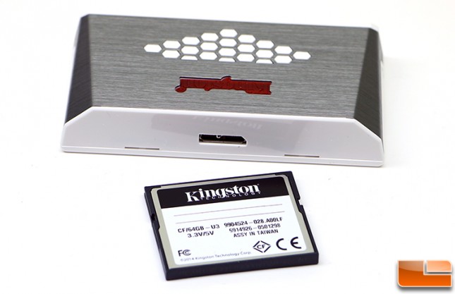 Kingston CompactFlash Card and Memory Card Reader