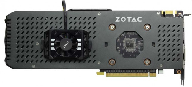 ZOTAC GTX 960 Gamer Force Top-X Video Card Back